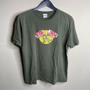 PEARL JAM Backspacer 2010 Tour Flag Graphic Band Tee Concert T Shirt